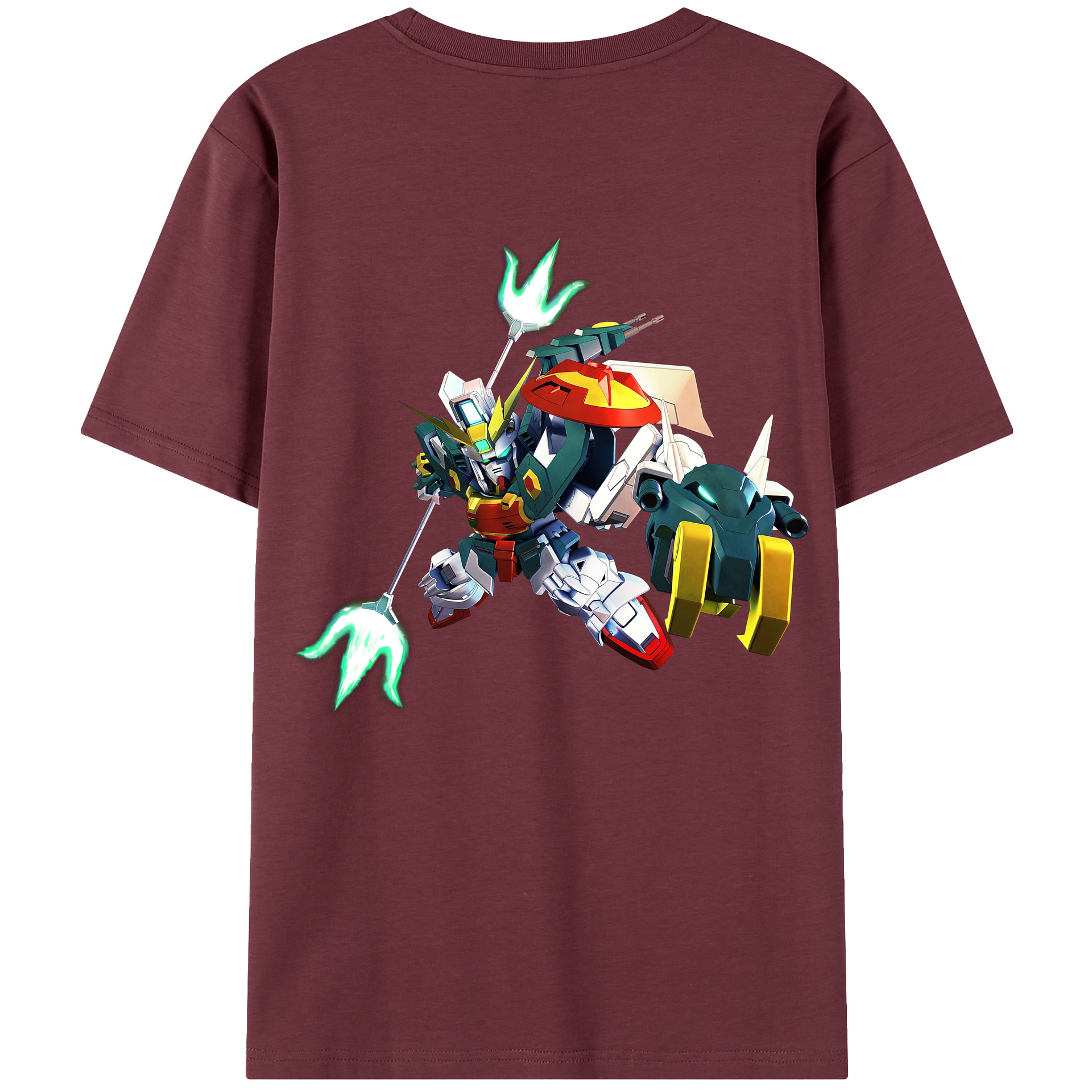 （画像用） 機動戦士ガンダム Mobile Suit Gundam 綿100％半袖Tシャツ（背面プリント）